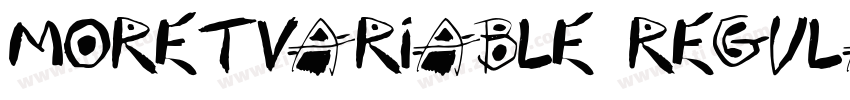 MoretVariable Regula字体转换